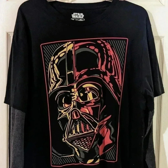 Star Wars Darth Vader Graphic T-Shirt Black XL Extra Large‎ Mad Engine - Picture 2 of 5
